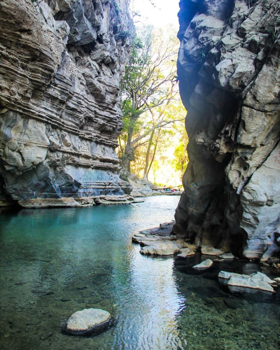 El cañón y el río de Nizanda