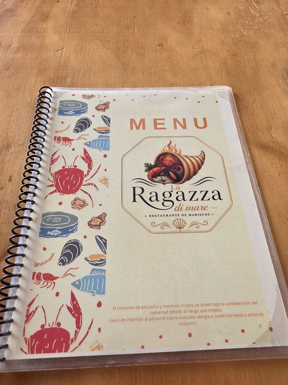 La carta de La Ragazza di Mare